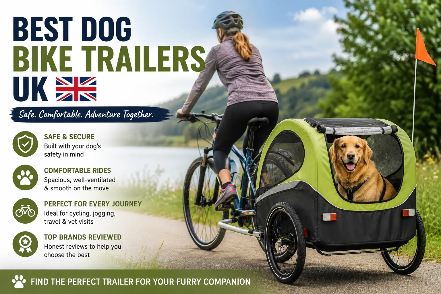 best dog bike trailers