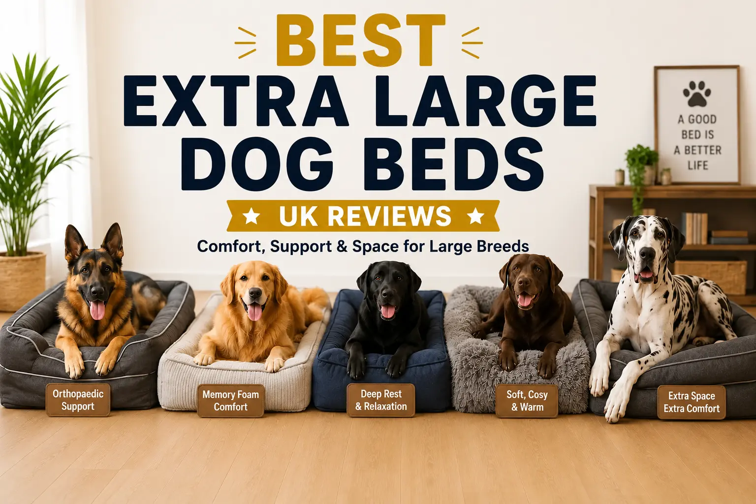 Best Extra Large Dog Beds UK