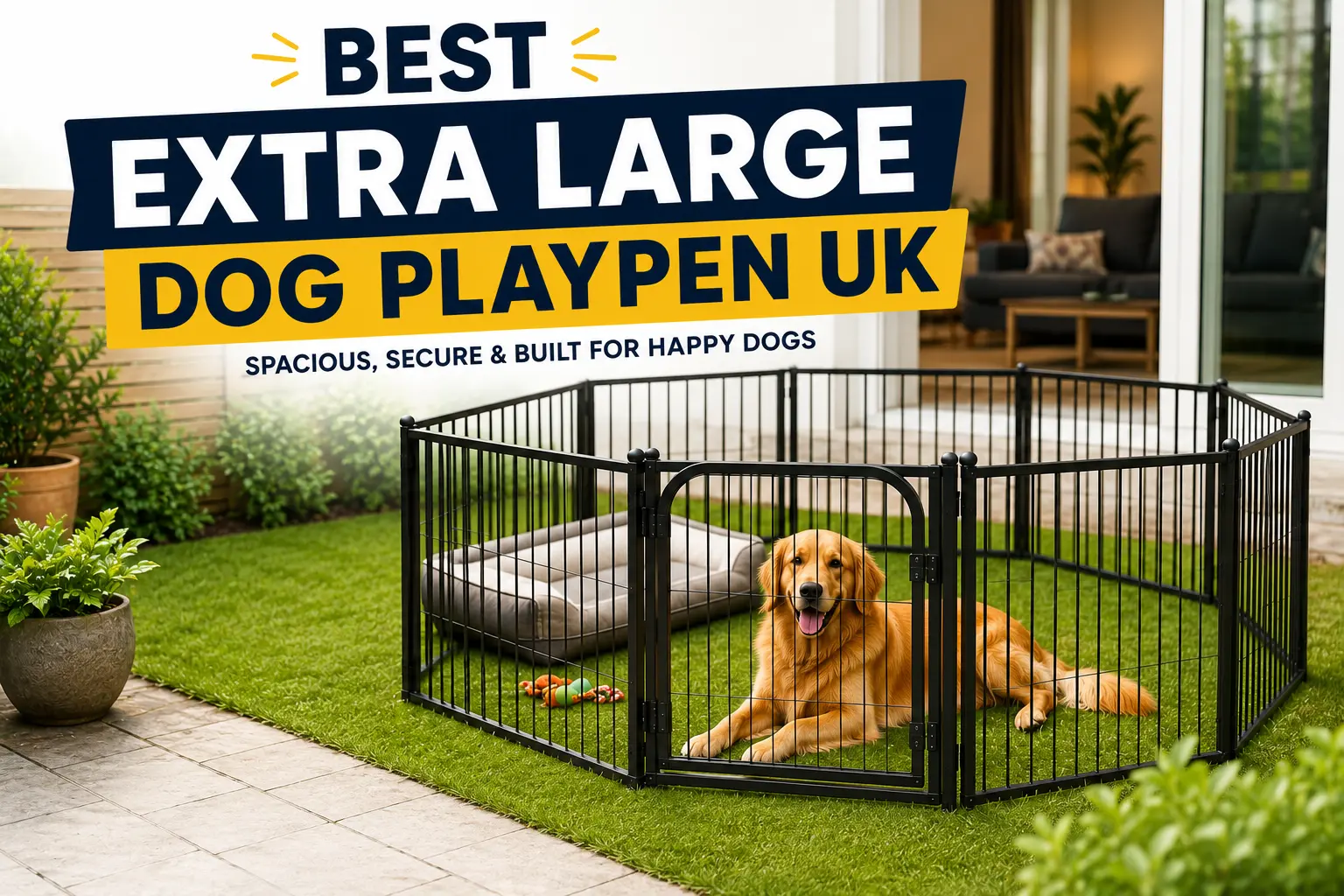 Best Extra Large Dog Playpen UK