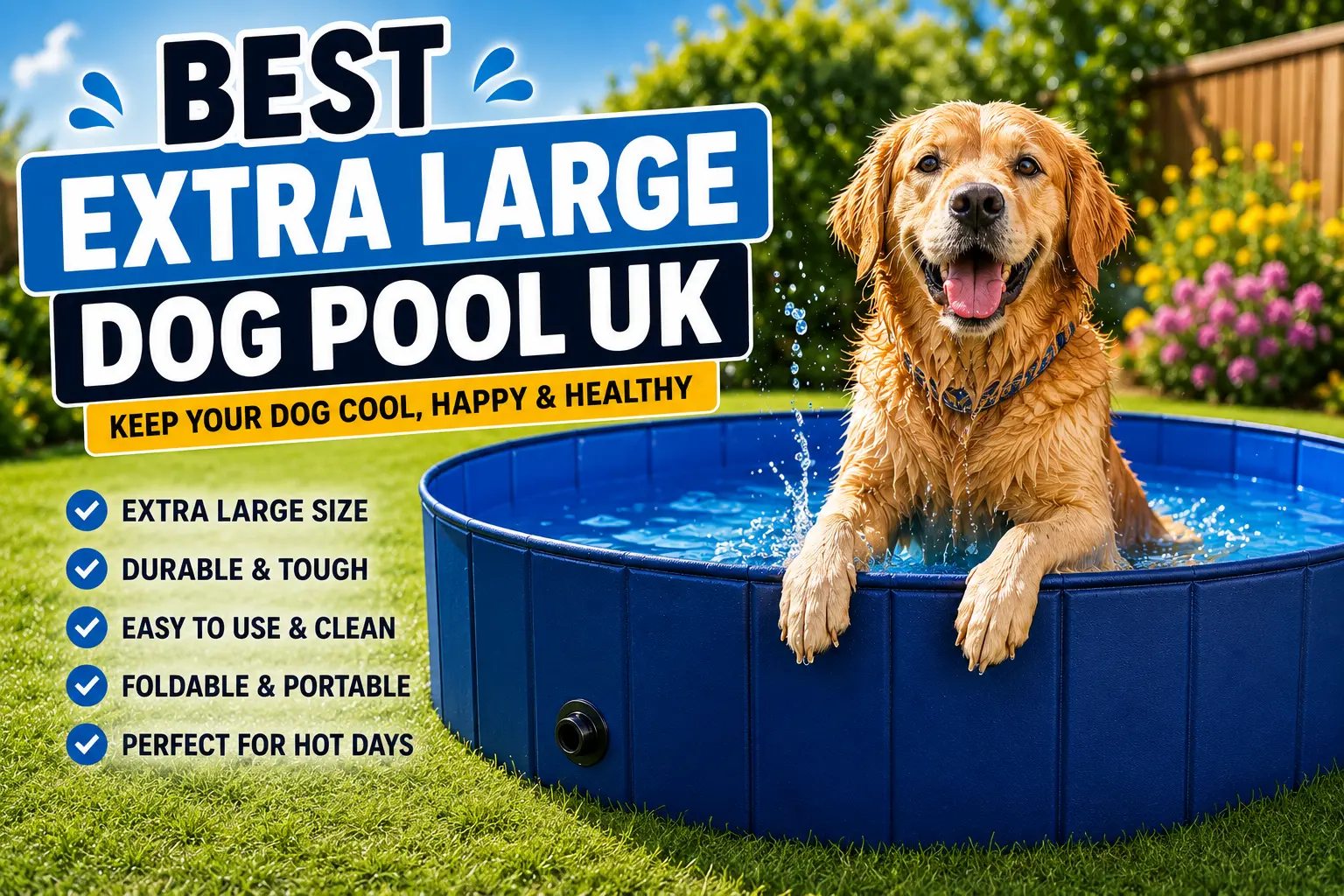 Best Extra Large Dog Pool UK