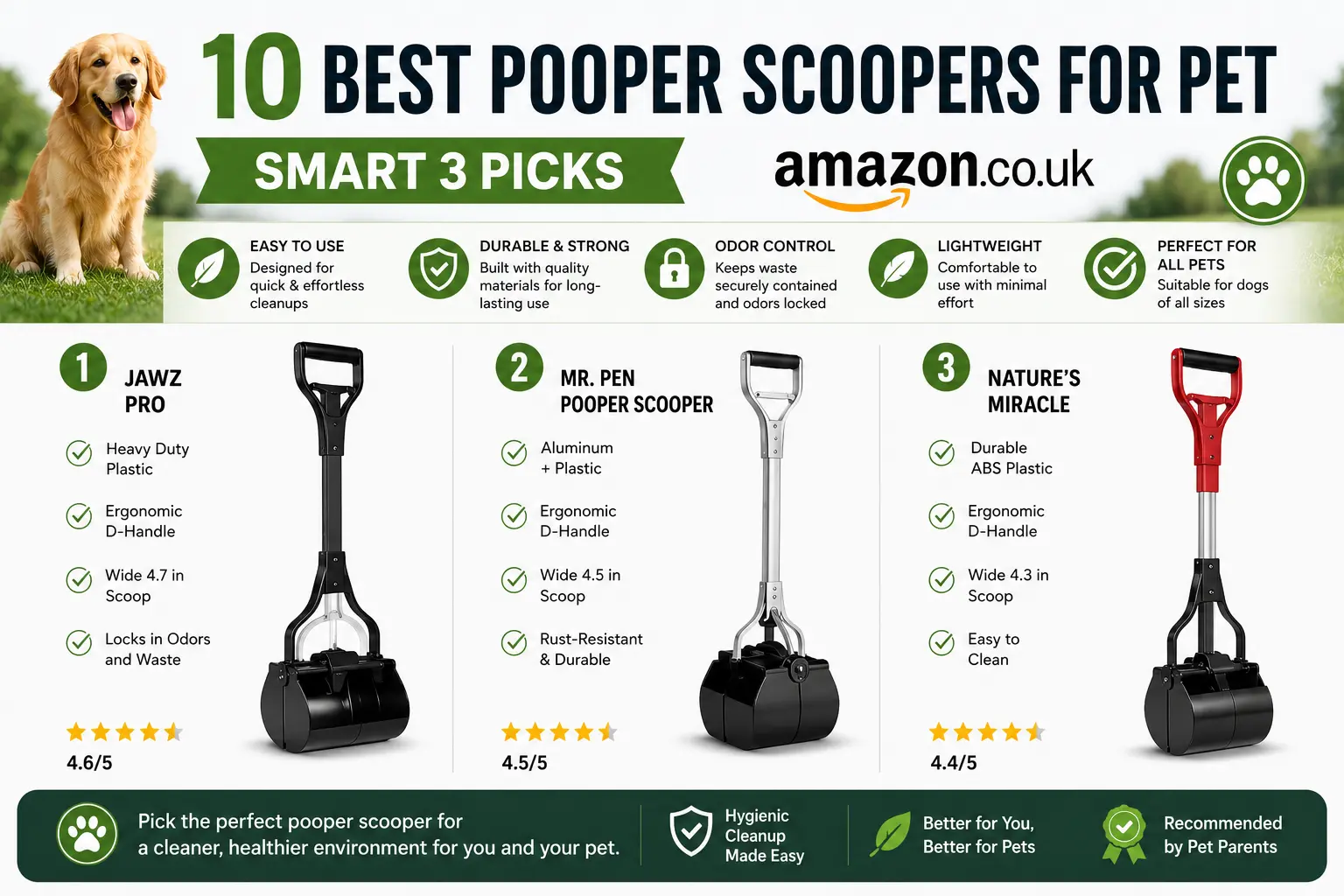 Best Pooper Scoopers amazon.co.uk