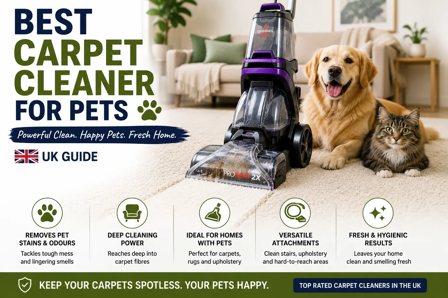 Best Carpet Cleaner for Pets UK