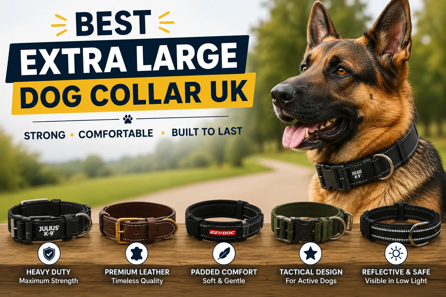 best extra large dog collar uk