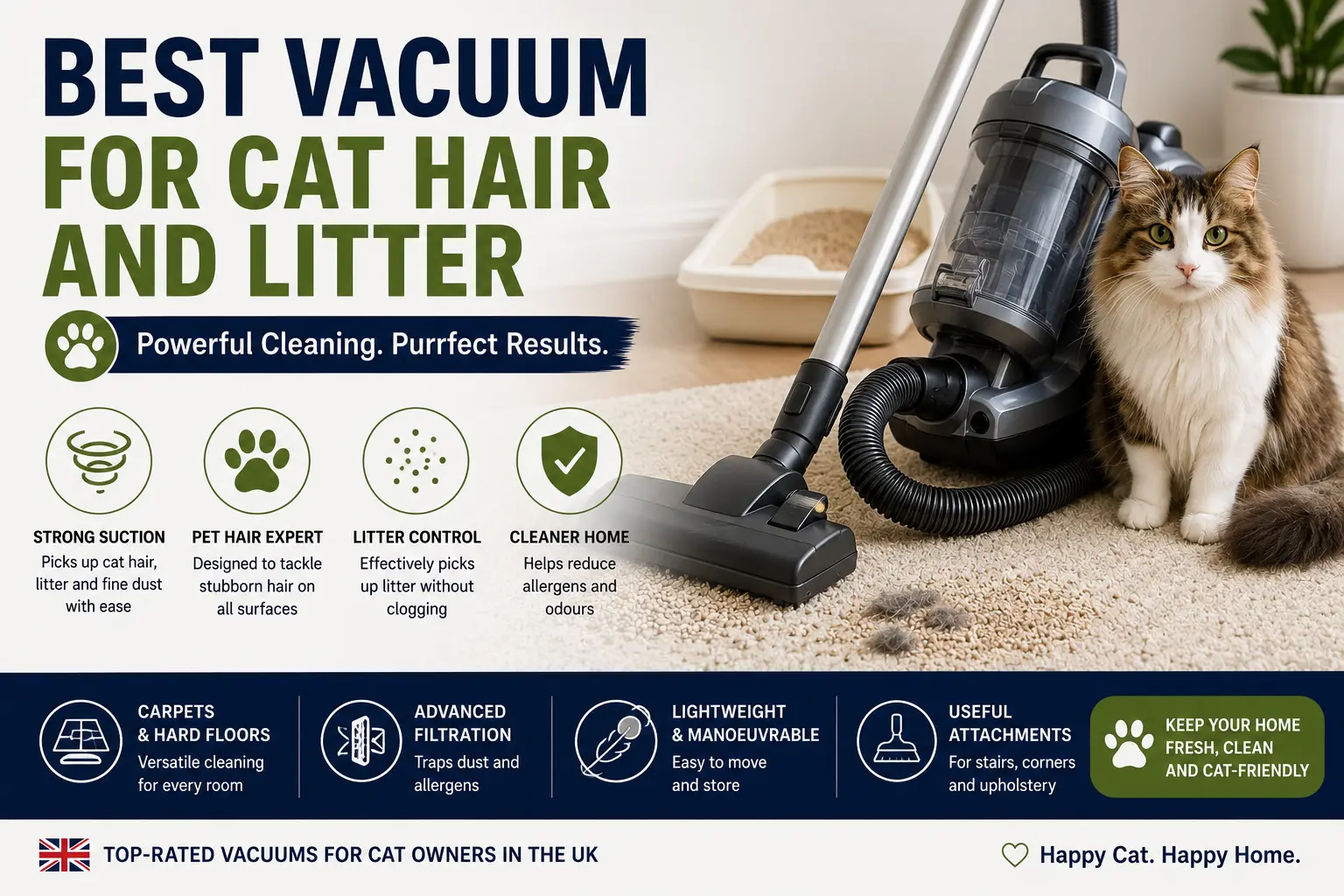 best vacuum for cat hair and litter