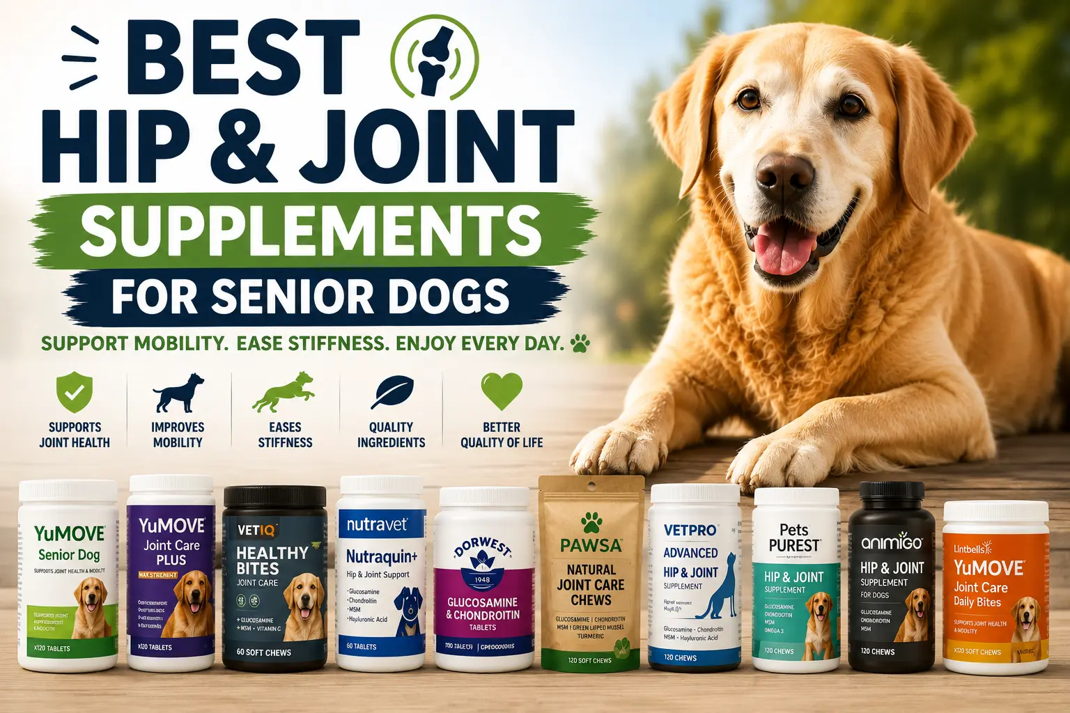 Best Hip and Joint Supplement for Senior Dogs UK